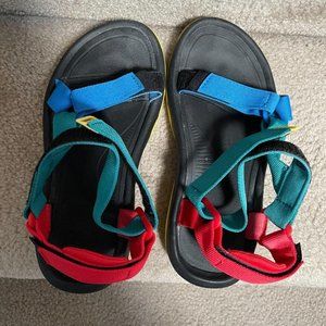 TEVA MULTICOLOR SANDALS - SIZE 7 WOMEN'S - HARDLY WORN - NO BOX - Hurricane XLT2